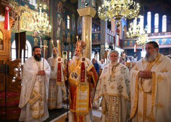 Η Παναγία η Πεταλιδιώτισσα αναχώρησε για την Καθέδρα Της