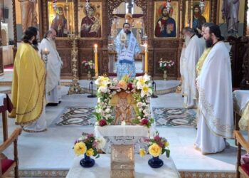 Ἡ ἑορτὴ τῶν Ἁγίων Ἀποστόλων Βαρνάβα καὶ Βαρθολομαίου καὶ Λουκᾶ του Ἰατροῦ στὴν Καστοριά