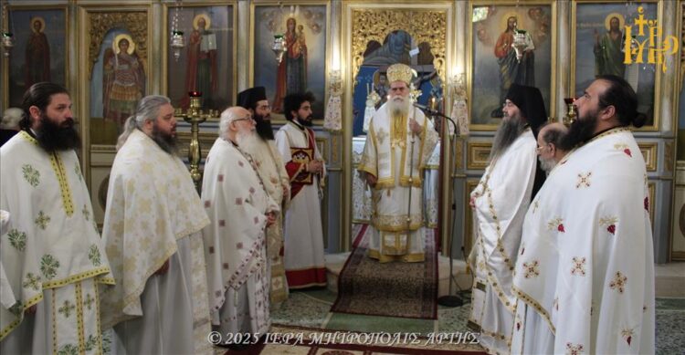 Ετιμήθη ο Άγιος Λουκάς ο Ιατρός στην Μητρόπολη Άρτης