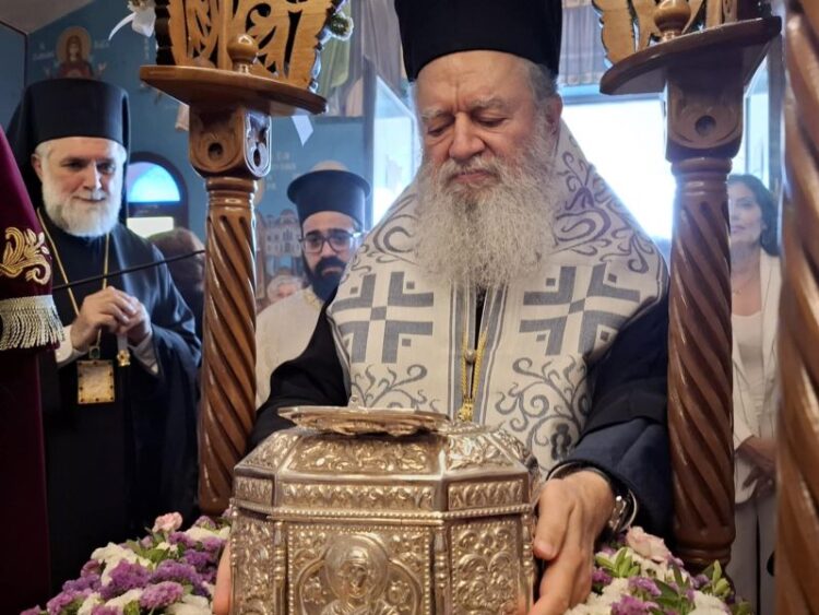 Η ΧΑΛΚΙΔΑ ΥΠΟΔΕΧΘΗΚΕ ΤΗΝ ΚΑΡΑ ΤΟΥ ΑΓΙΟΥ ΠΑΝΤΕΛΕΗΜΟΝΟΣ