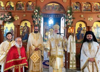 Χειροθεσία Οικονόμου στην Αγία Τριάδα Σούρπης