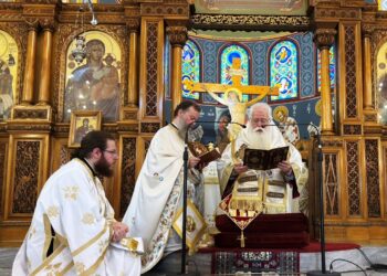 Λαμπρός ο εορτασμός της Πεντηκοστής στον Βόλο