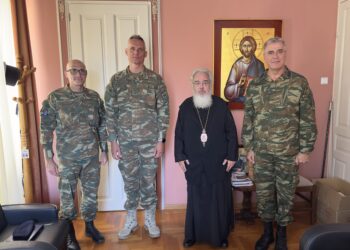 Τόν Μητροπολίτη Πρεβέζης ἐπισκέφθηκε ο νέος Διοικητής τῆς 8ης ΜΠ Μεραρχίας Ἠπείρου