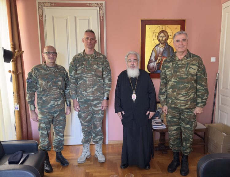 Τόν Μητροπολίτη Πρεβέζης ἐπισκέφθηκε ο νέος Διοικητής τῆς 8ης ΜΠ Μεραρχίας Ἠπείρου