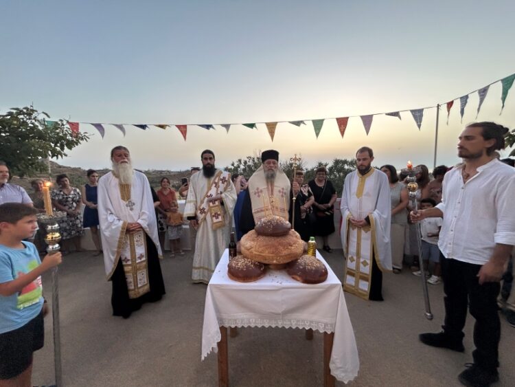 Ο εορτασμός της Αγίας Ειρήνης Ηγουμένης της Μονής «Χρυσοβαλάντου» στη Νάξο