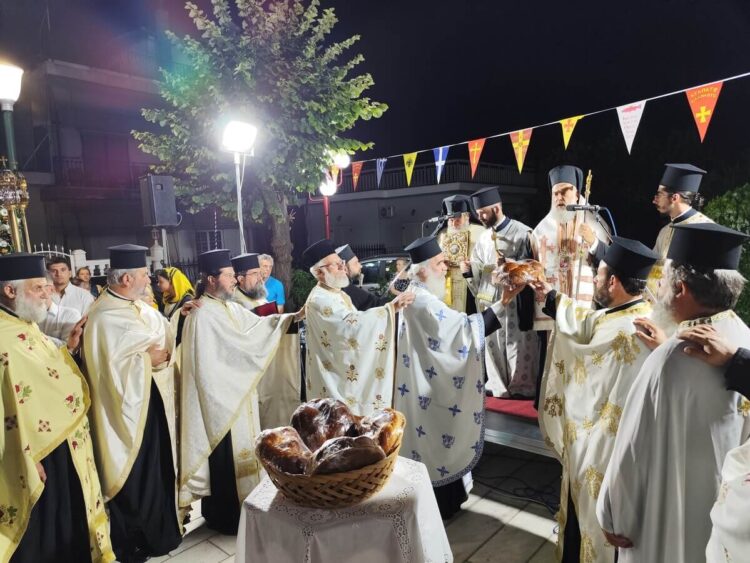 Πανηγυρικός Εσπερινός στον Ι.Ν. Αγίας Παρασκευής Φαρσάλων