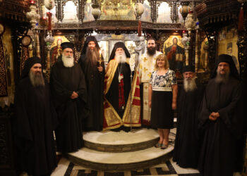 Κουρά μεγαλόσχημου μοναχού στην Ιερά Μητρόπολη Φωκίδος