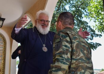 Τον Διοικητή του Δ΄ Σώματος Στρατού υποδέχθηκε στο Επισκοπείο ο Μητροπολίτης Διδυμοτείχου