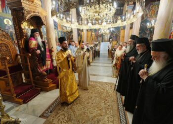 Πολυαρχιερατικός Εσπερινός ονομαστηρίων Μητρ. Βεροίας