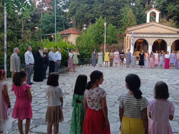 Αγιασμός στην Κατασκήνωση της Χριστιανικής Εστίας Λαμίας στο Ελευθεροχώρι