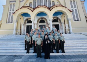 ΑΝΘΥΠΟΛΟΧΑΓΟΙ ΑΠΟΦΟΙΤΟΙ ΤΗΣ ΣΣΕ ΤΑΞΕΩΣ 2025 ΣΤΟΝ ΝΑΟ ΤΟΥ ΑΠΟΣΤΟΛΟΥ ΑΝΔΡΕΟΥ ΠΑΤΡΩΝ