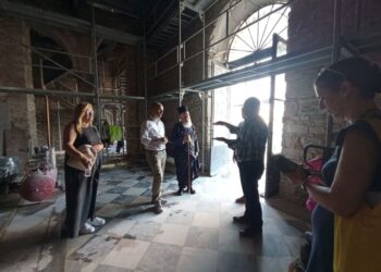 ΕΠΙΘΕΩΡΗΣΗ ΤΗΣ ΠΡΟΟΔΟΥ ΤΩΝ ΑΝΑΣΤΗΛΩΤΙΚΩΝ ΕΡΓΩΝ ΤΟΥ Ι. Ν. ΑΓ. ΠΑΡΑΣΚΕΥΗΣ ΧΑΛΚΙΔΟΣ ΑΠΟ ΤΟΝ ΜΗΤΡΟΠΟΛΙΤΗ