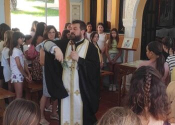 ΑΓΙΑΣΜΟΣ ΕΝΑΡΞΕΩΣ ΛΕΙΤΟΥΡΓΙΑΣ ΤΩΝ ΝΕΑΝΙΚΩΝ ΚΑΤΑΣΚΗΝΩΣΕΩΝ ΤΗΣ Ι. ΜΗΤΡΟΠΟΛΕΩΣ ΧΑΛΚΙΔΟΣ