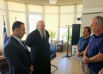 Ο Μητρ. Λαρίσης επισκέφθηκε εθιμοτυπικά τον Δημάρχο Ζαχάρως