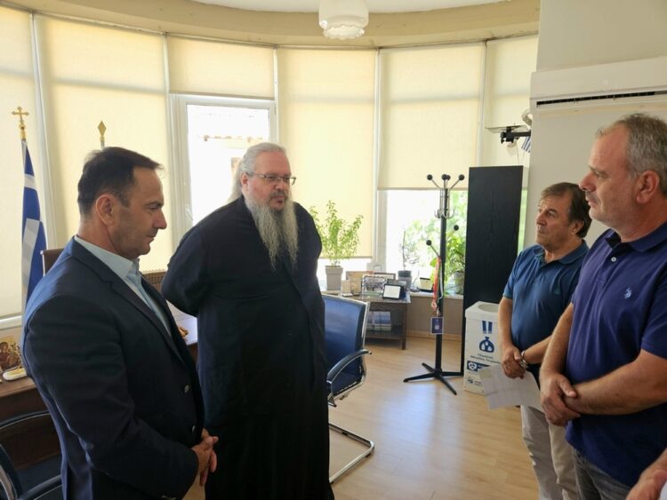 Ο Μητρ. Λαρίσης επισκέφθηκε εθιμοτυπικά τον Δημάρχο Ζαχάρως