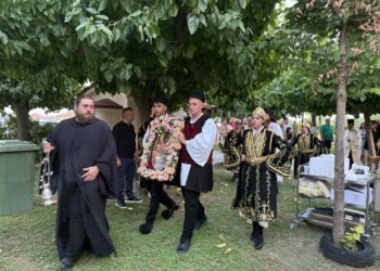 Ο Πανηγυρικός Εσπερινός της Αγίας Άννης στη Γλαύκη