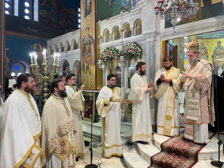 Εορτή Μητροπολιτικού Ναού και Χειροτονία Διακόνου στη Ν. Ιωνία
