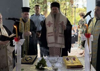 Θυρανοίξια στον ιστορικό ανακαινισμένο Ιερό Ναό Αγίου Γεωργίου Αμπελακίων