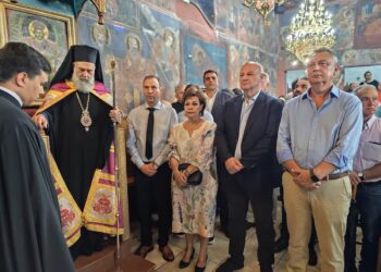 Εσπερινός Μεταμορφώσεως Του Σωτήρος Χριστού στο Ιερό Προσκύνημα Κουρτικίου