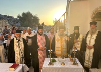 Θυρανοίξια ανακαινισθείσης παλαιάς Ιεράς Μονής στη Νάξο