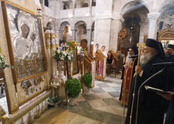 Ιερά Παράκληση στο Ι. Προσκύνημα Παναγίας Εκατονταπυλιανής Πάρου