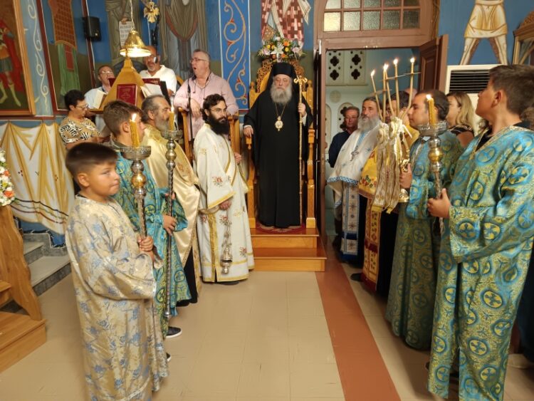 Ο Εσπερινός της Μεταμορφώσεως του Σωτήρος στην Μάρπησσα της Πάρου