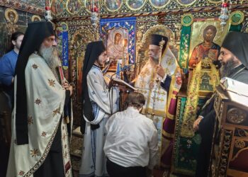 Μοναχική κουρά στην Ιερά Μονή Παναγίας Πελεκητής