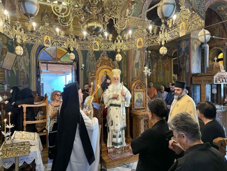 Στην Μονή Παναγίας Φανερωμένης Χιλιομοδίου ο Μητρ. Καλαβρύτων