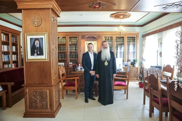 Ο Δήμαρχος Αθηναίων κ. Χάρης Δούκας στον Μητροπολίτη Φθιώτιδος