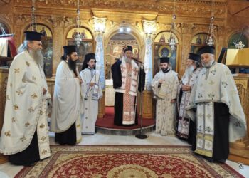 Πνευματική ευωχία στον Εσπερινό της Υπεραγίας Θεοτόκου στο Μουζάκι