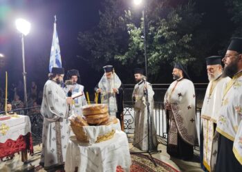 Απόδοση εορτής της Κοιμήσεως της Θεοτόκου στο Προσκύνημα Παναγίας Δεμερλιωτίσσης