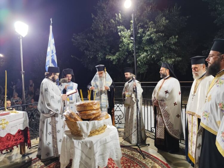 Απόδοση εορτής της Κοιμήσεως της Θεοτόκου στο  Προσκύνημα Παναγίας Δεμερλιωτίσσης 