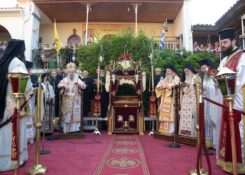 Τά Ἐγκώμια τῆς Παναγίας στήν Μητρόπολη Πατρῶν