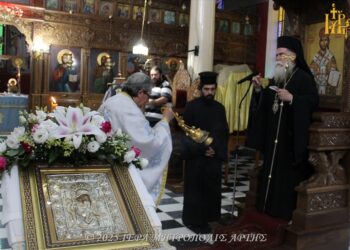 Παρακλήση προς την Θεοτόκο στην Ενορία Διχομοιρίου Άρτης