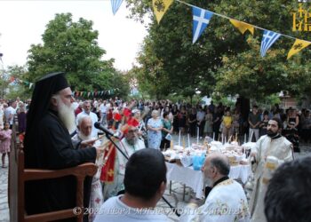 Εορτασμός Κοιμήσεως Θεοτόκου στην Ενορία Σελλάδων Άρτης