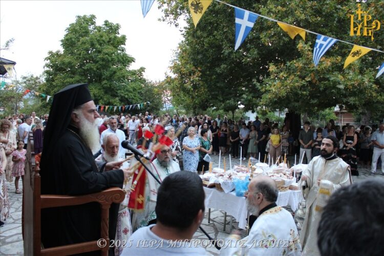 Εορτασμός Κοιμήσεως Θεοτόκου στην Ενορία Σελλάδων Άρτης
