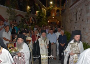 Ο ΕΟΡΤΑΣΜΟΣ ΤΗΣ ΜΕΤΑΜΟΡΦΩΣΕΩΣ ΤΟΥ ΣΩΤΗΡΟΣ ΣΤΗΝ ΙΕΡΑ ΜΟΝΗ ΟΣΙΟΥ ΔΑΥΪΔ