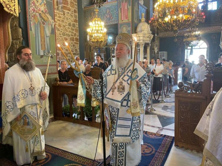 Η ΚΟΙΜΗΣΗ ΤΗΣ ΘΕΟΤΟΚΟΥ ΣΤΗΝ ΙΕΡΑ ΜΗΤΡΟΠΟΛΗ ΧΑΛΚΙΔΟΣ