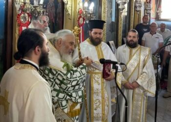 ΑΡΧΙΕΡΑΤΙΚΟ ΣΥΛΛΕΙΤΟΥΡΓΟ ΚΑΙ ΧΕΙΡΟΤΟΝΙΑ ΠΡΕΣΒΥΤΕΡΟΥ ΣΤΗ ΣΩΣΑΝΔΡΑ ΑΛΜΩΠΙΑΣ