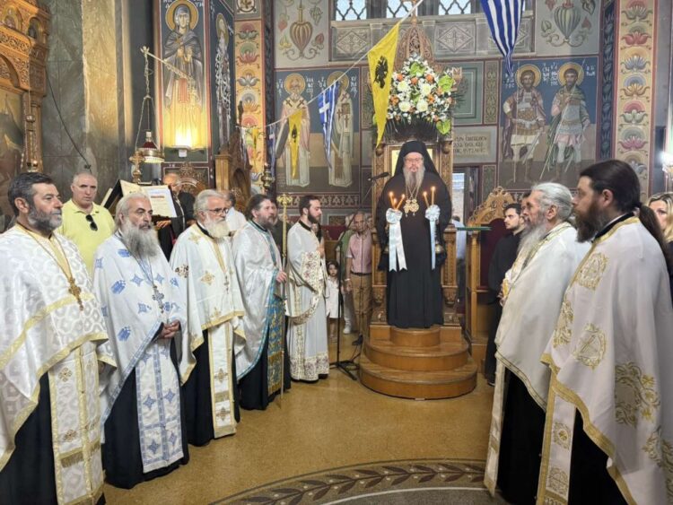 Ο Εσπερινός της Μεταμορφώσεως του Σωτήρος στην 1η Στρατιά.