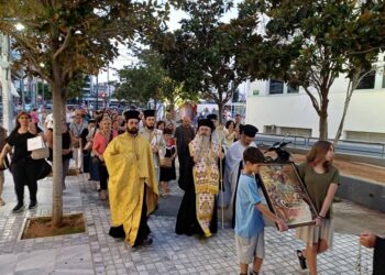 Η Κοίμηση της Θεοτόκου στην Ιερά Μητρόπολη Περιστερίου