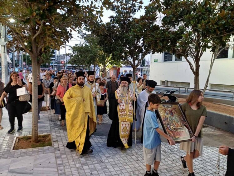 Η Κοίμηση της Θεοτόκου στην Ιερά Μητρόπολη Περιστερίου