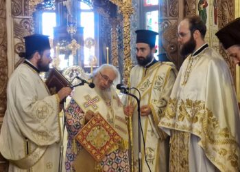 ΕΙΣ ΠΡΕΣΒΥΤΕΡΟΝ ΧΕΙΡΟΤΟΝΙΑ ΣΤΗΝ ΠΑΝΗΓΥΡΗ ΤΟΥ ΑΓ. ΣΤΕΦΑΝΟΥ ΣΚΥΔΡΑΣ