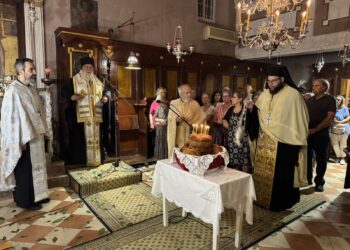 Εσπερινός για την εορτή της Αγίας Ευφημιας στην Κέρκυρα