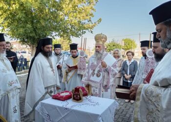Με ιεροπρέπεια τα εγκαίνια του Ιερού Ναού Αγίου Σεραφείμ Ψαθοχώρας