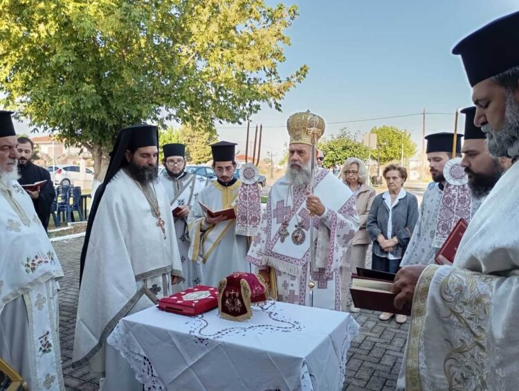 Με ιεροπρέπεια τα εγκαίνια του Ιερού Ναού Αγίου Σεραφείμ Ψαθοχώρας