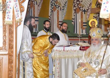 Χειροτονία Διακόνου από τον Μητροπολίτη Νεαπόλεως και Σταυρουπόλεως