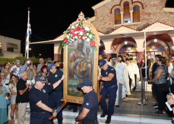 Ο εορτασμός της Παναγίας Μυρτιδιωτίσσης στο Μικρολίμανο