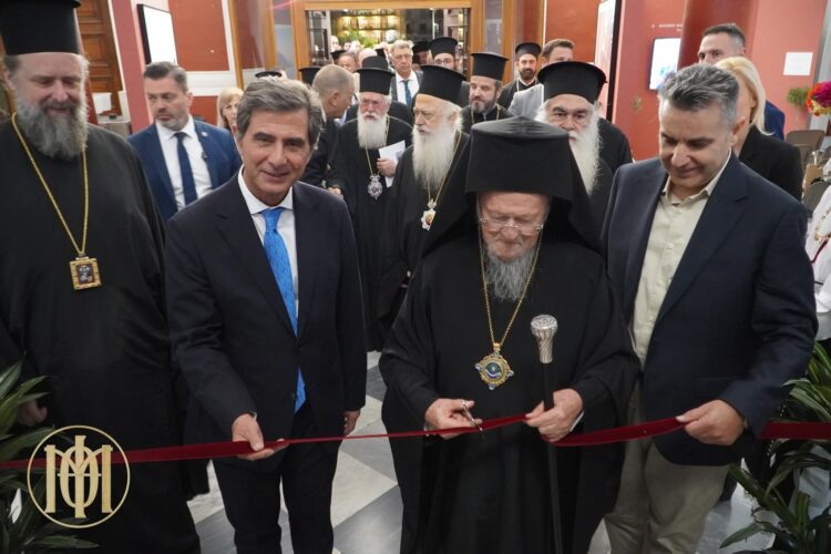 Εγκαίνια της Έκθεσης «Άγιον Όρος – Πέρα από το Ορατό» από τον Οικουμενικό Πατριάρχη στη Θεσσαλονίκη