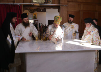 Ο Αρχιεπίσκοπος Αυστραλίας Μακάριος εγκαινίασε τον Ι. Ναό Αγίου Ανδρέου Αδελαΐδος